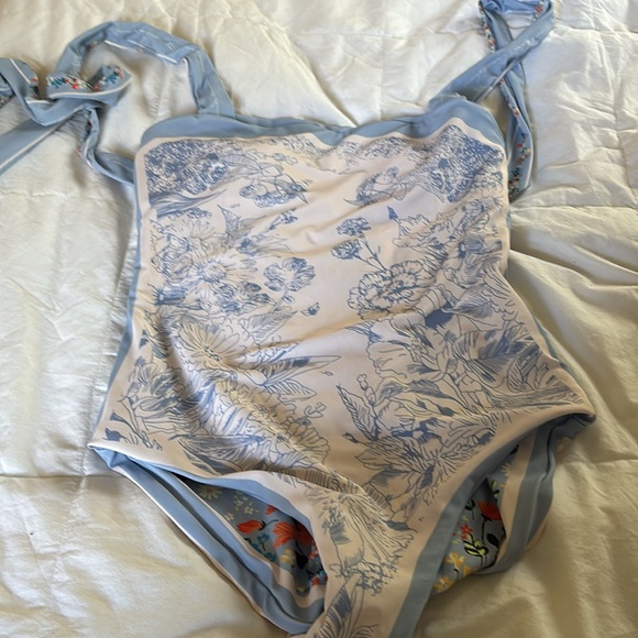 Visual Mood Reversible Bathing Suit Medium GUC - Picture 4 of 6